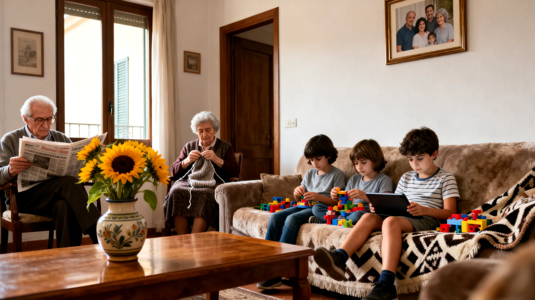 I nonni faticano a trascorrere tempo significativo e di qualità con i nipoti bambini, limitandosi spesso a momenti superficiali o distratti"